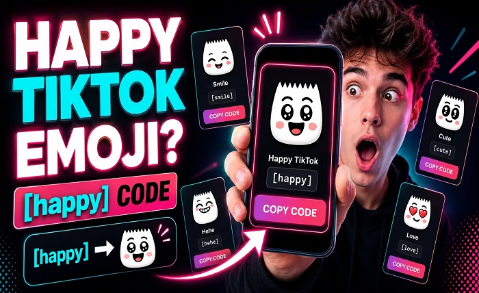 happy tiktok emoji