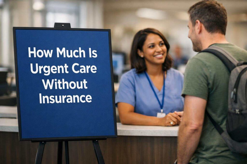 how much is urgent care without insurance